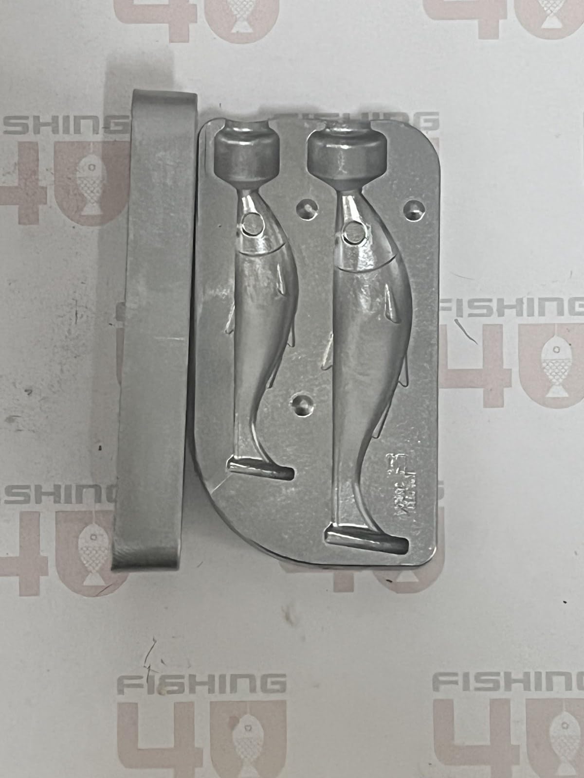 Swim Shad Moule à leurre en aluminium et silicone doux 80-100 mm