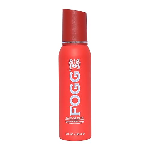 Napoleon by Fogg - Aerosol corporal a base de perfume para hombres - Espray corporal con fragancia picante de madera - Se abre con notas de