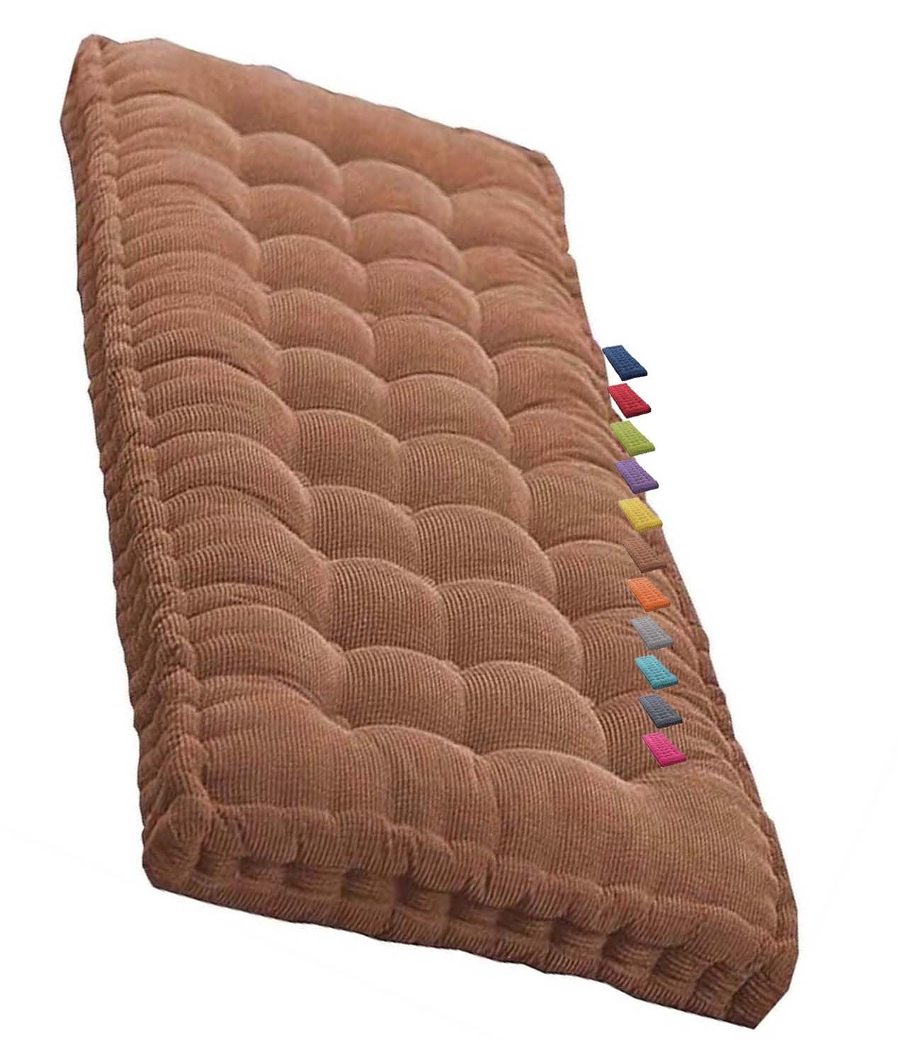 Coussin De Banc épais 10 Cm - Taille 55 X 110 Cm - Pour Intérieur Et Extérieur, 1 à 3 Places - Confortable - 10