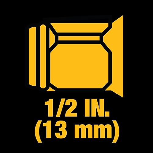 Miniatura 5 de DEWALT Llave de impacto inalámbrica de 20 V MAX con yunque de anillo de cerdo, pistola de impacto de alto par 1/2 sin escobillas, velocidad de 4