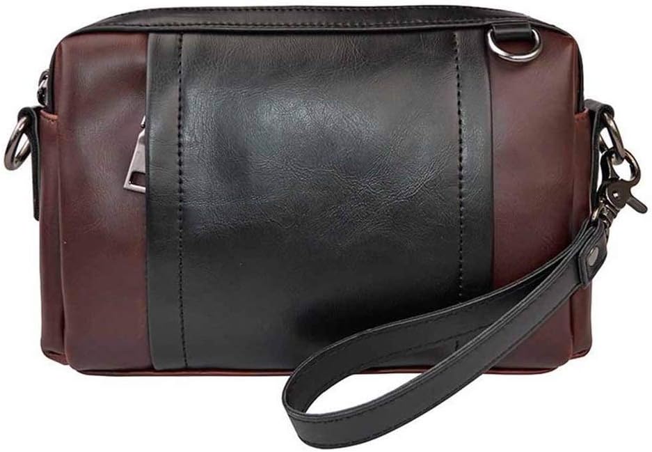 Men's Casual Tote，Messenger Bag for Men Briefcase Business Bag Large Capacity Handbag Portable Wrist Bag