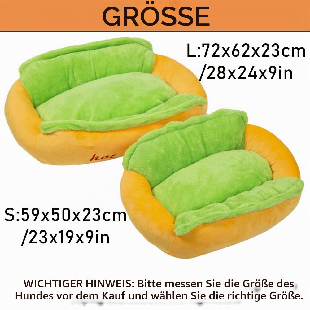 Corgi Hundebett, orthopädisch, niedlich, beruhigend, orthopädisch, klein/mittel/groß, Korbgeflecht, Anti-Angst, Memory-Schaum, fusselfest, unzerstörbar, bequem, Schlafhöhle