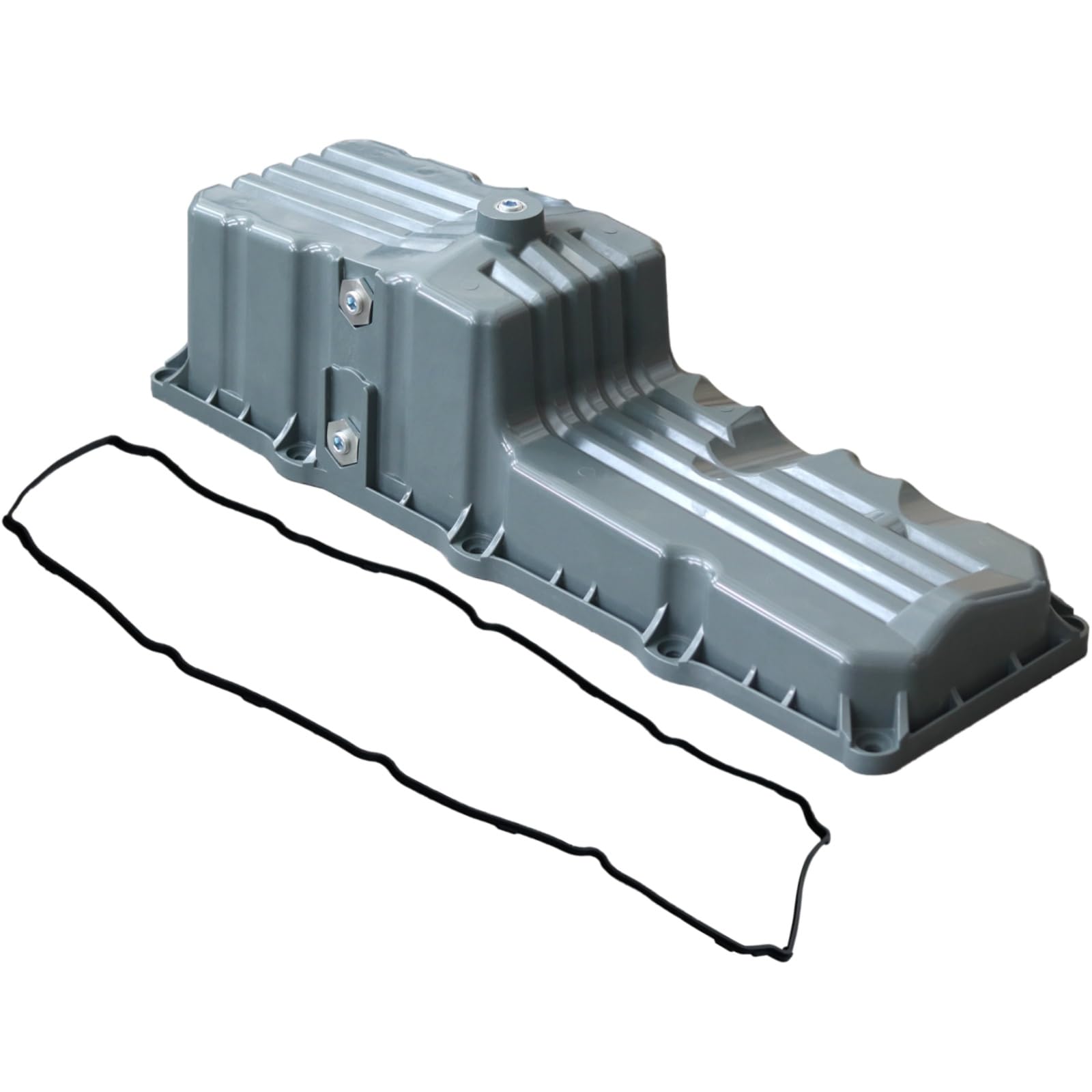 New Engine Oil Pan 23522283 641281E for Detroit Diesel Series 60 Rear Sump with Rubber Gasket