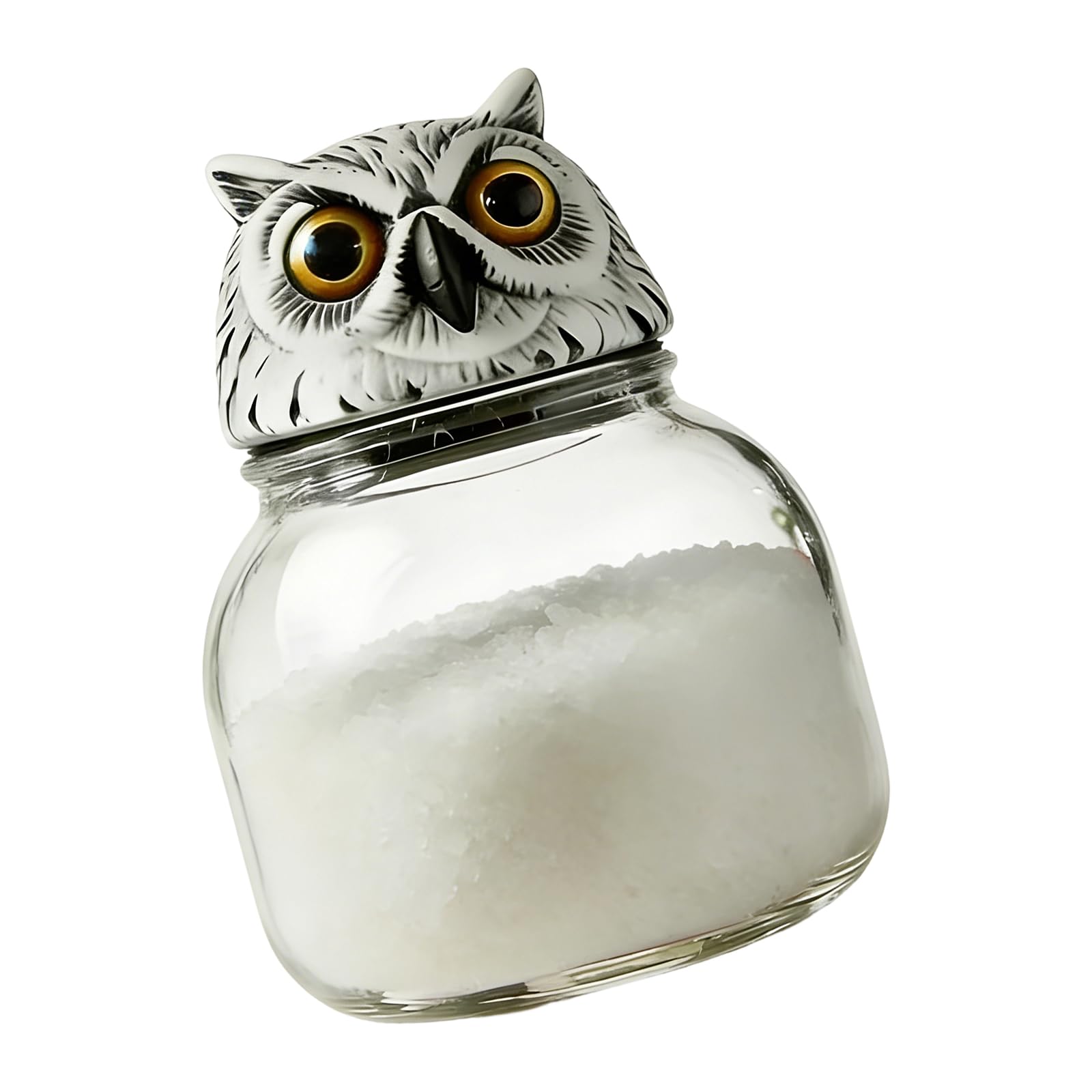 Linvimia Cartoon Themed Glass Condiment Jars Perfect for Kitchen Organization and Adding Flairs to Special Gatherings Chefs