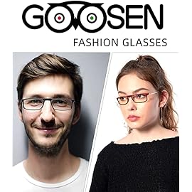 GOOSEN 2-Pack Reading Glasses for Women Men, Keychain Bags Compact Folding Readers, Clear Lens Blue light Glasses Spring Hinge, Black Black 1.0 x