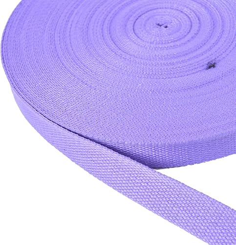 Miniatura 10 de Yalulu Cincha de algodón pesado natural de 50 yardas, accesorios de ropa de 1 pulgada para hacer bolsas de mano de costura y suministros al aire