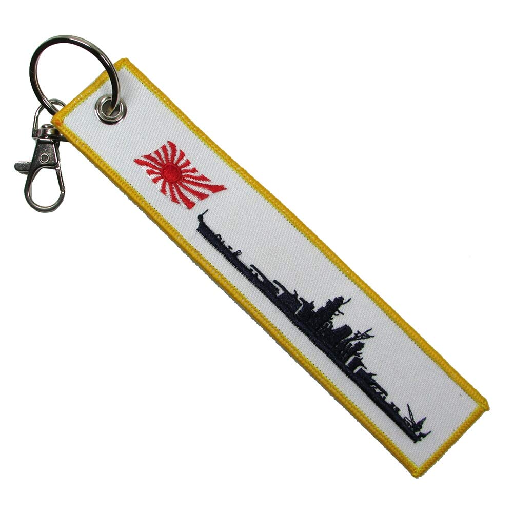 Amazon.co.jp: 旧日本海軍グッズ 日本海軍キーホルダー 刺繍タグ
