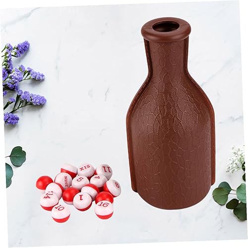 Vista 4 de Toddmomy Billiards Color Cup Set - 2 Plastic Dice Shaker Bottles for Pool Table Number Game Ideal for Game Rooms & Home Bars