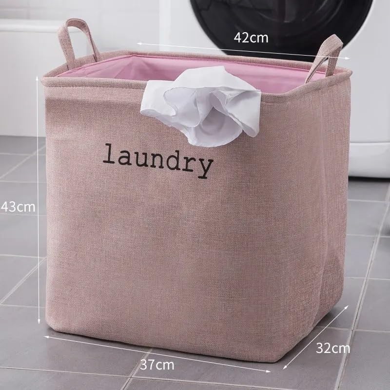 Panier à linge pliable pratique et portable - Parfait for ranger les vêtements sales et plus encore(Blue,25x35x40cm)