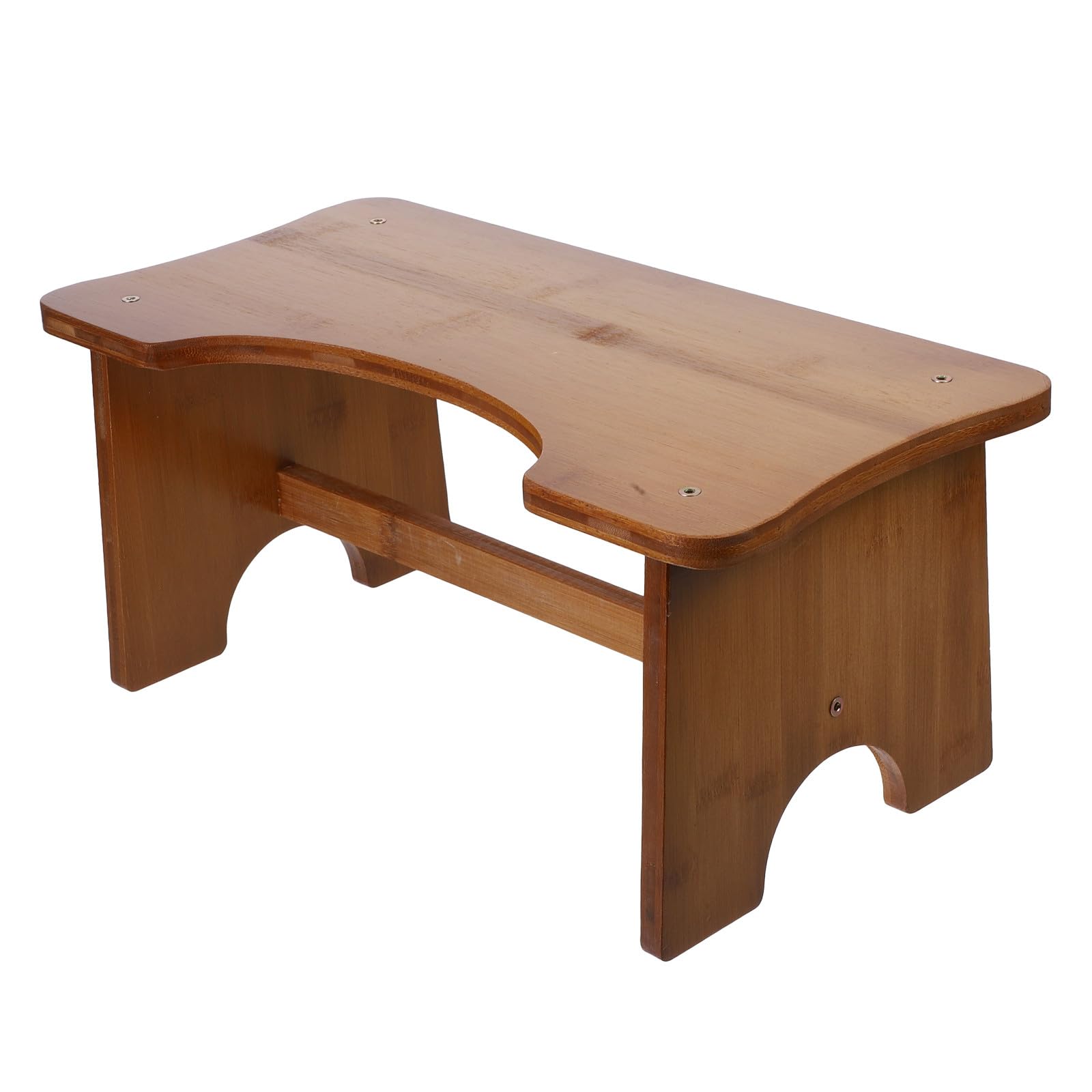 GALPADA Taburete de Baño de Madera Práctico y Fácil de Limpiar para Niños Diseño Rectangular Adecuado para Baño