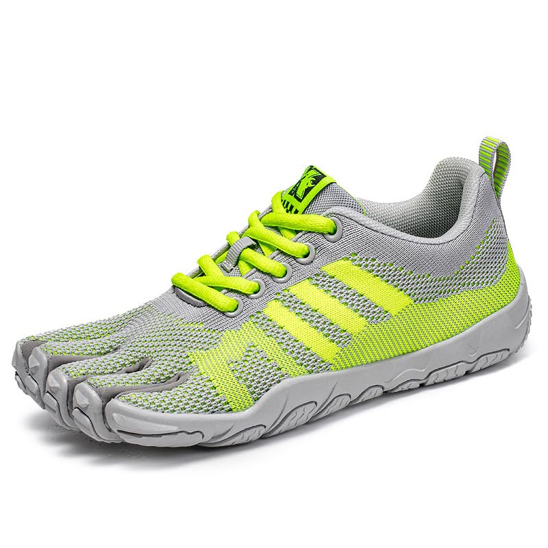 Five-Toe Barefoot Shoes for Men & Women – Minimalist Zero-Drop Sneakers for Running, Hiking, Yoga, Gym, Water Sports & Beach