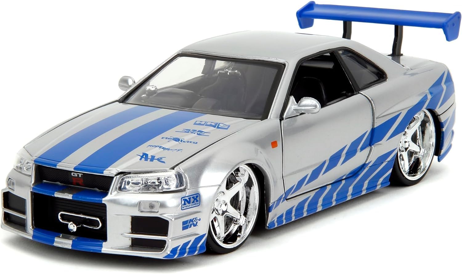 Jada Toys – 97158 – Nissan Skyline GTR R34 – Fast and Furious – 1:24 Scale