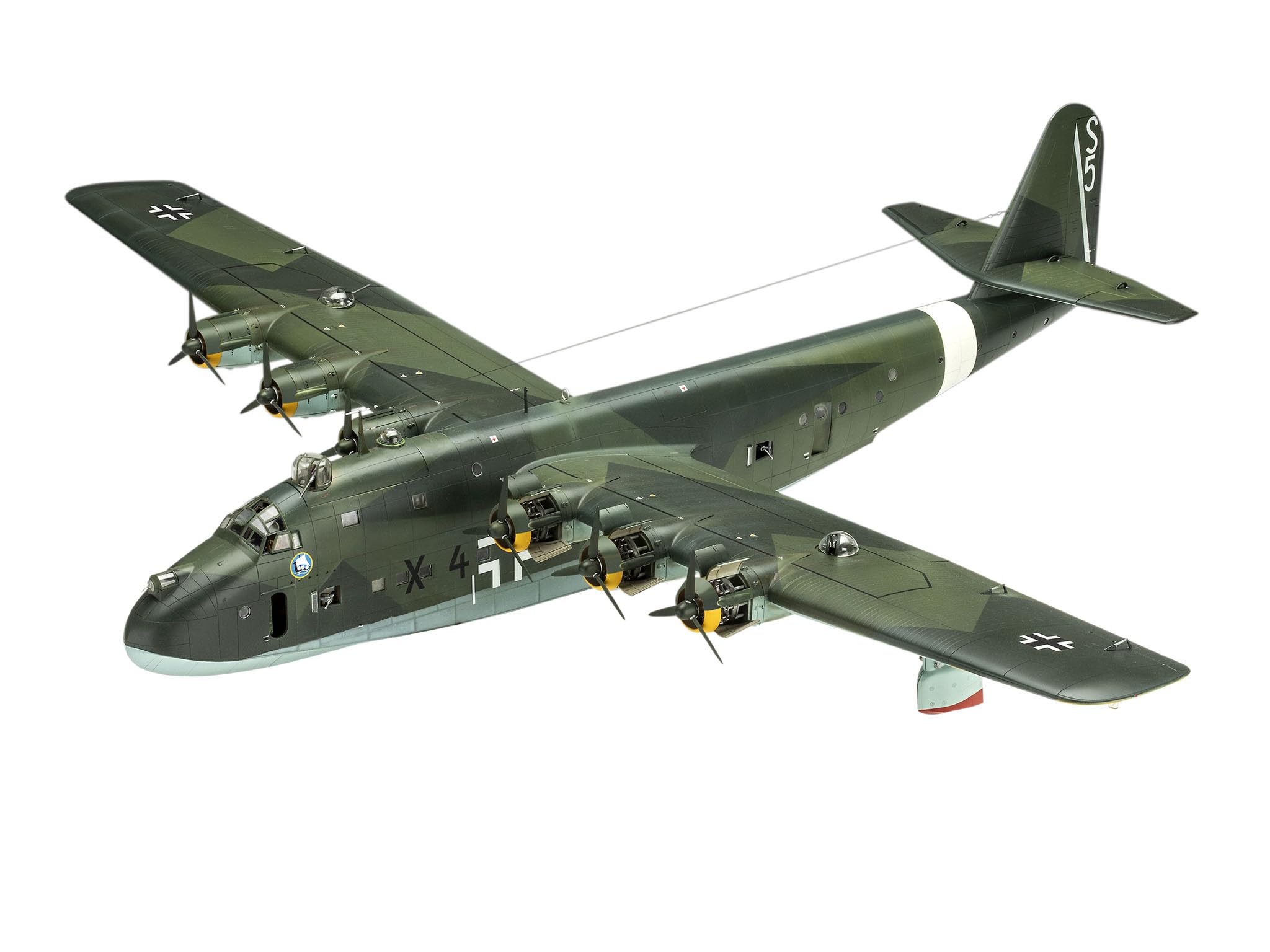 Revell 03792 Blohm & Voss BV222 - Kit modellino aeromobile in plastica non costruita/non verniciata, scala 1:72