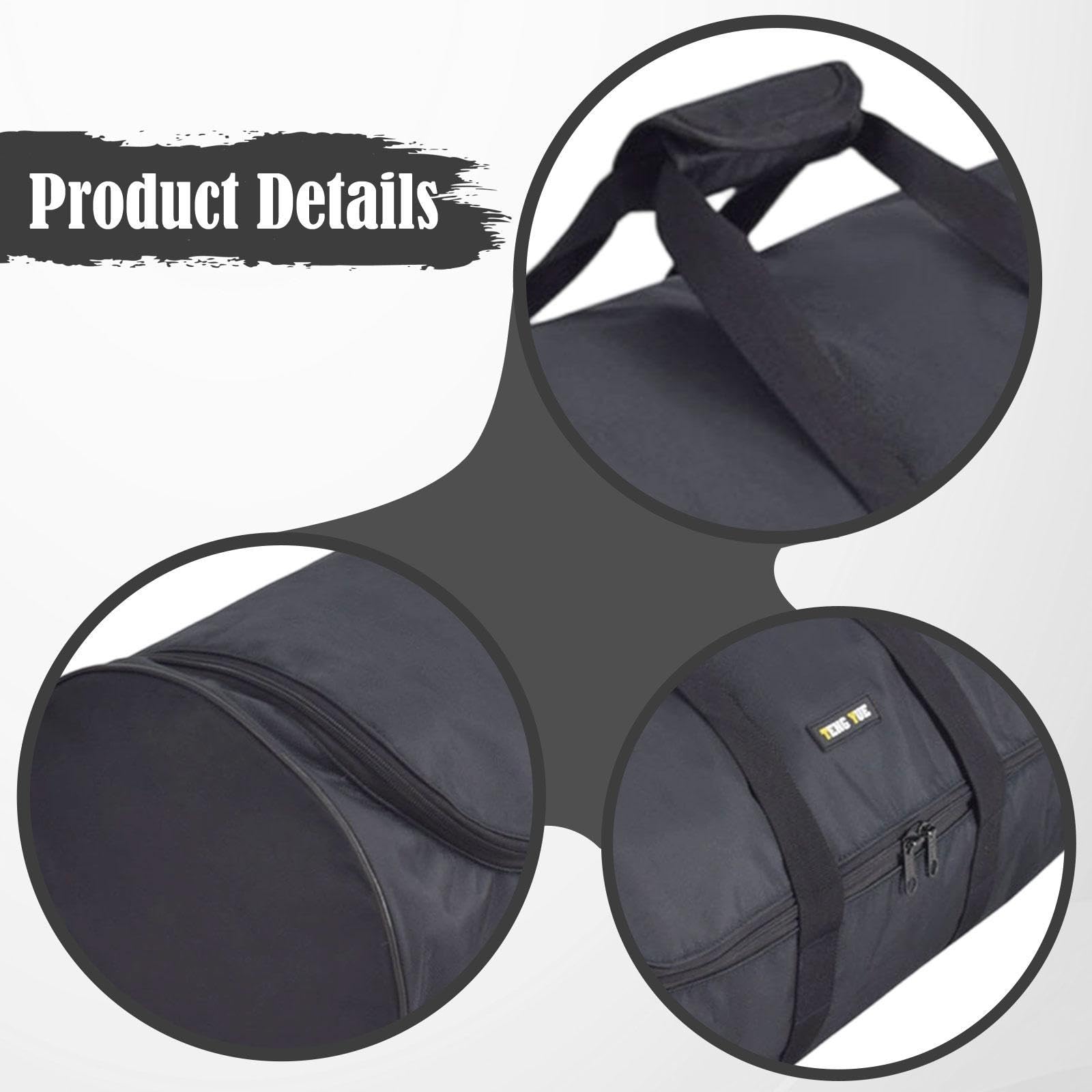 Milageto Bolsa de almacenamiento de neumáticos de kart con cremallera, protección para ruedas, resistente al agua, antiarañazos, para viajes y deportes
