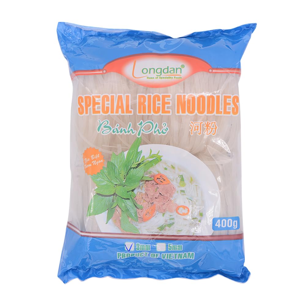 Longdan Special Rice Noodles, 3mm, 400g