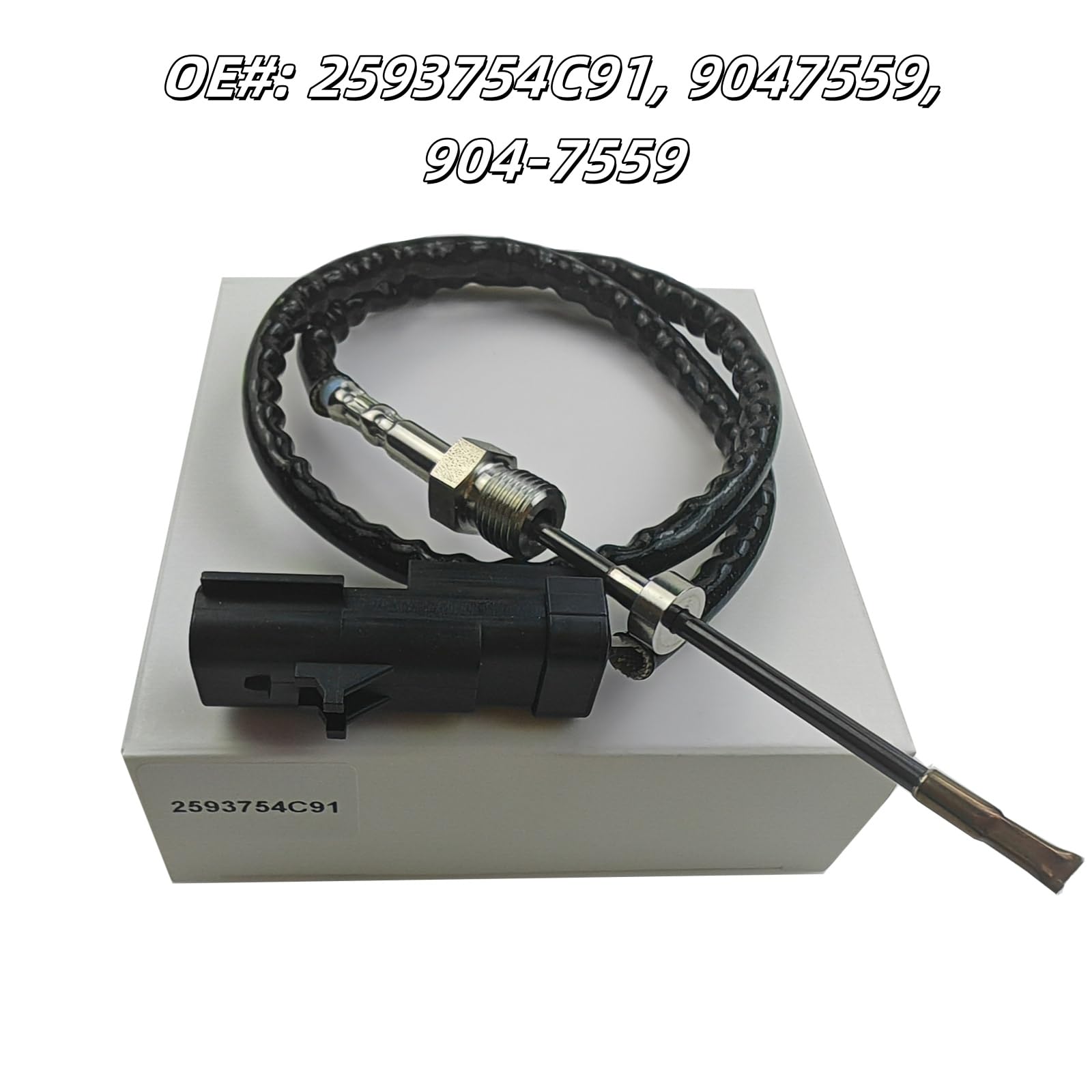 2593754C91 9047559 Sensor de Temperatura de Gases de Escape EGR Sensor EGT 904-7559 para International Navistar 2008-2015