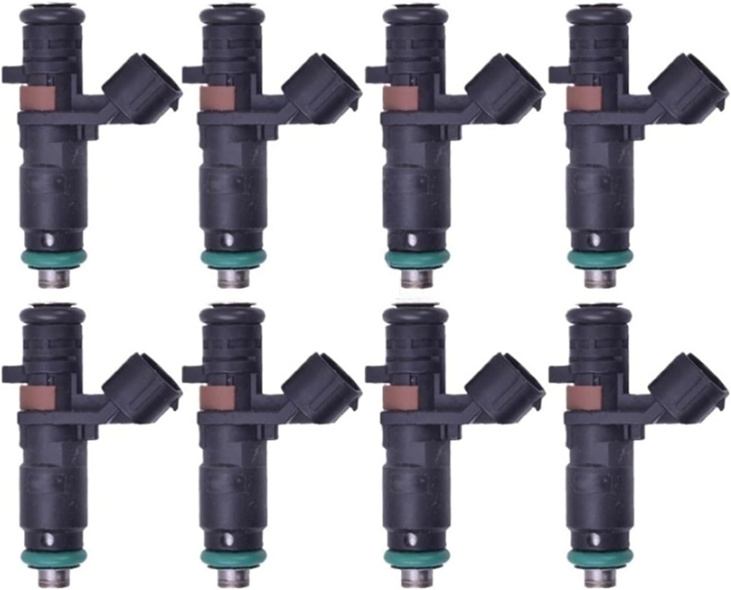 8X OE CE6565 Fuel Injector Nozzle Bico Flow Matched Compatible with Gasoline Petrol Car D242S13220 Injection 1Hole Direct Replacement High Performance Fuel Injection Kit