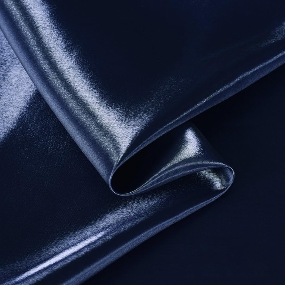 Tela de raso fluida de 2 m, ancho de 150 cm, brillante, tela de raso por metros, tela decorativa para disfraces, tela para manualidades, costura, artesanía, moda de noche, faldas de pasarela