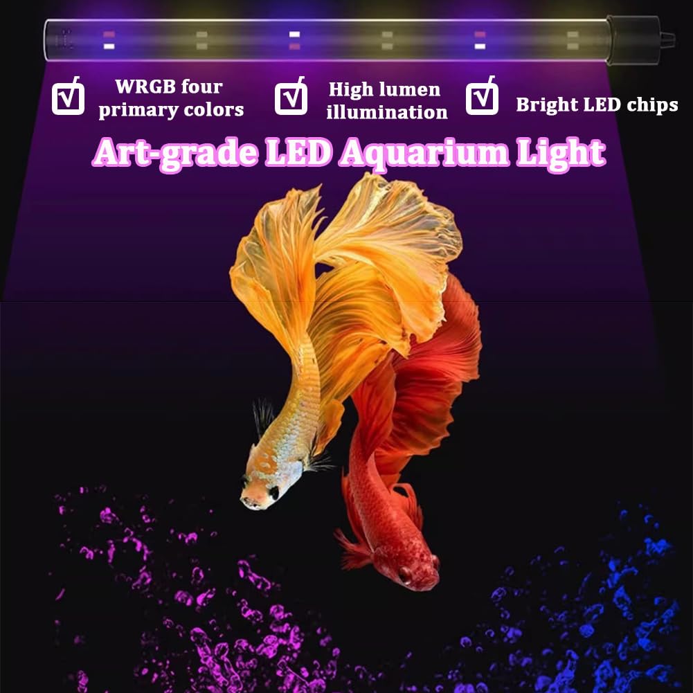 Acquario di Lusso in Vetro Temperato Addensato, Set Completo per Acquario, Sistema Idrico Autocircolante Senza Cambi d'Acqua, Acquario Semicircolare Verticale Integrato,Length 40cm a