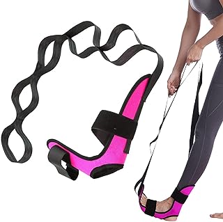 HongYan Hamstring Stretcher - Leg Stretcher Belt With Rings,Yoga Stretching Strap For Leg, Thigh, And Hamstring, Leg Stretcher Ligament Stretching Belt For Dancers And Yoga