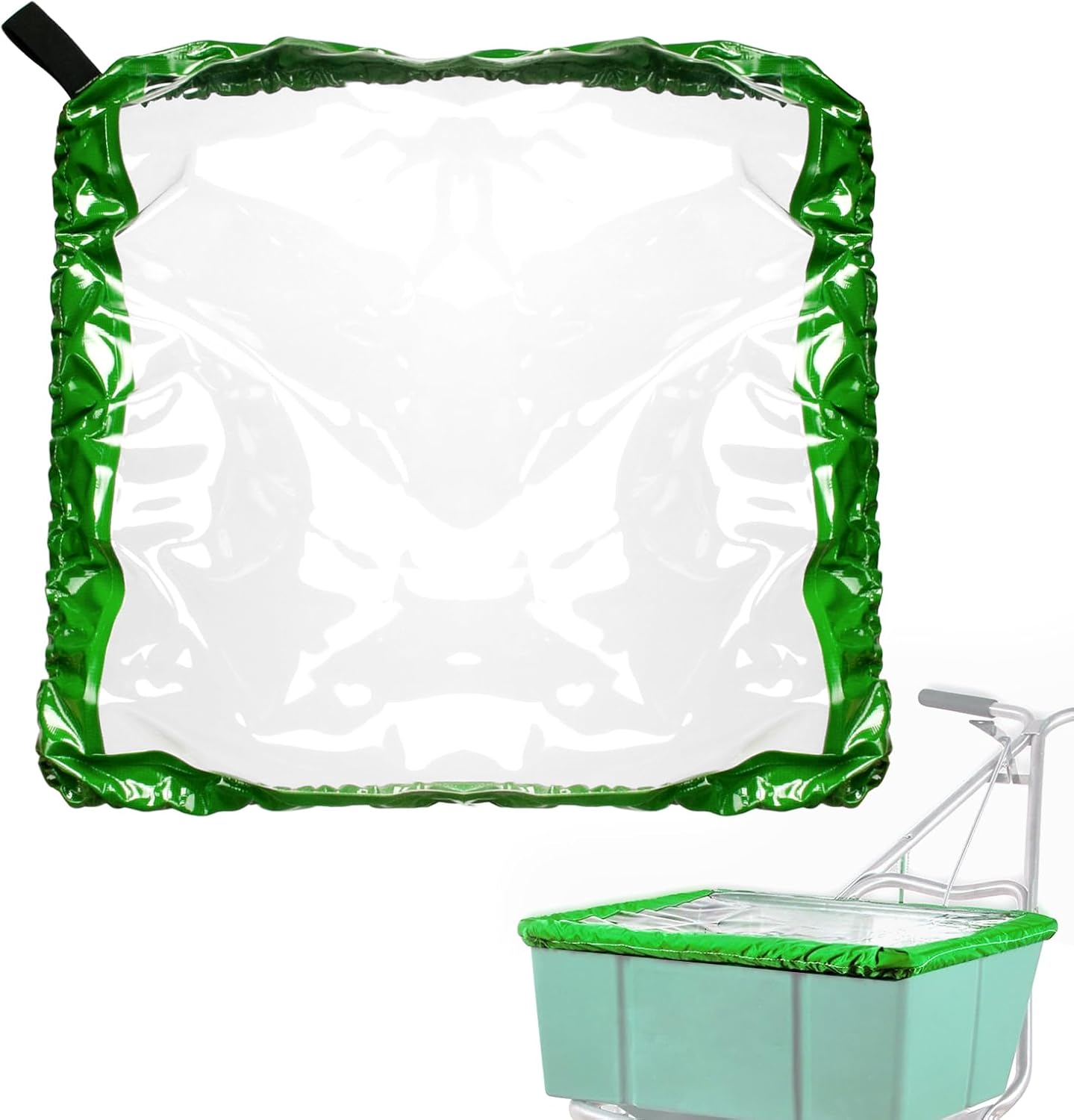 092128 Spreader Cover Replacement for Lesco 80 LB Walk-Behind Fertilizer Spreader 101186,705699 & 091186,Waterproof Hopper Cover Fit for Lesco Lawn Spreader Parts