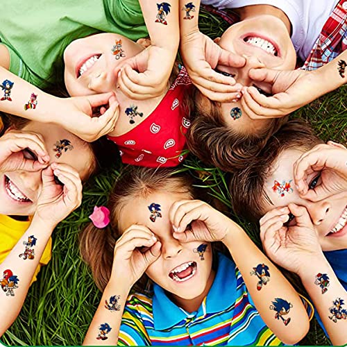 12 Sheets Cute Temporary Tattoos For Kids, Birthday Party Supplies Cartoon Fake Tattoos Stickers Party Favors For Kids Boys Girls Birthday Decorations Party Games Activities Reward Gifts #TOP1