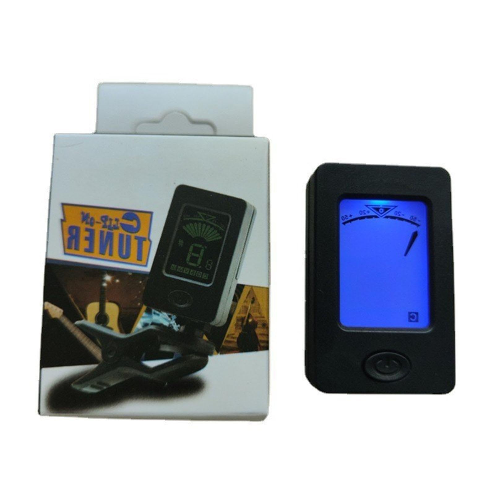 MagiDeal 6x Accordatore per Chitarra Professionale Clip, Accordatore Elettronico Digitale di Precisione con Display, Accordatore per Chitarra Basso Banjo