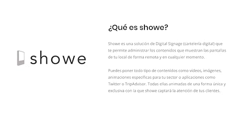 Showe Player | Digital Signage