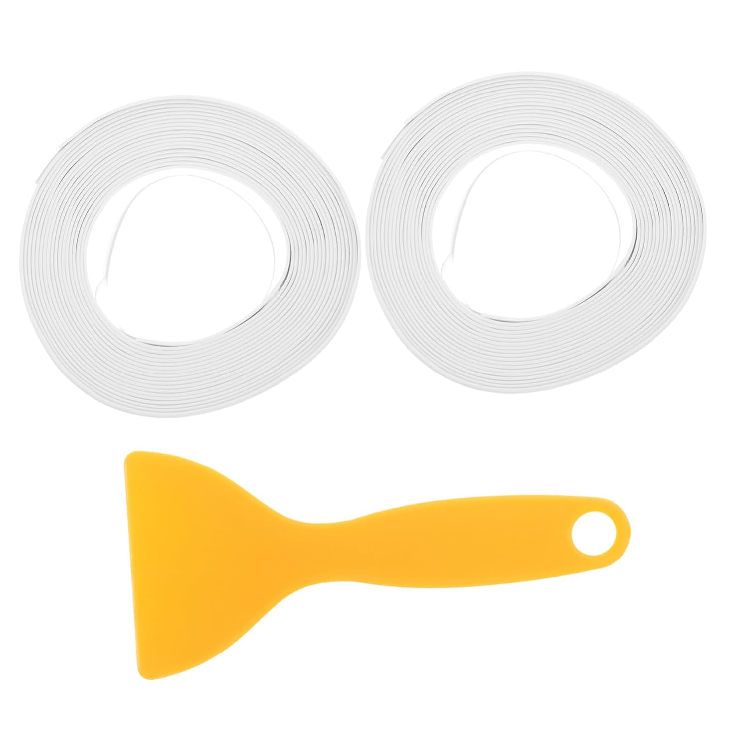 Self Adhesive Caulk Strip Tape for Bathroom Sealing Gaps, White PVC