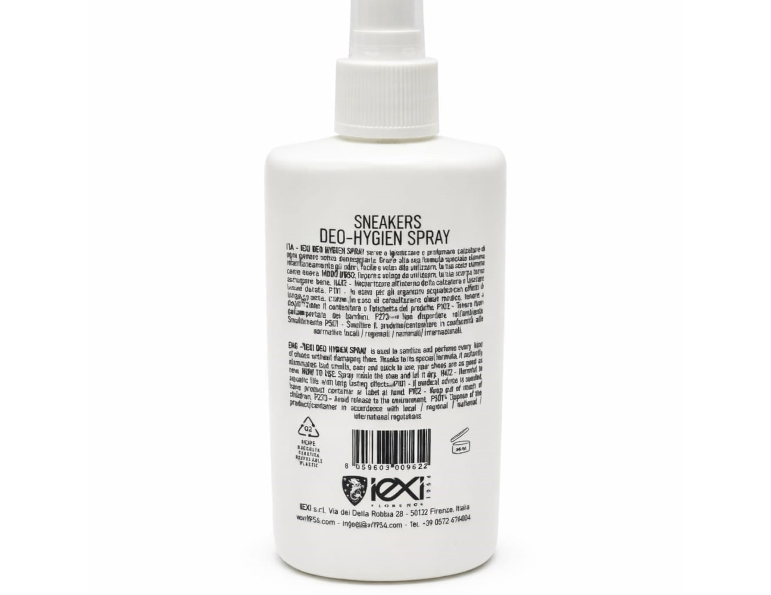 IEXI Deo HYGIEN - Schuhdeo Schuh Desinfektionsspray 200ml - Schuhspray gegen Geruch & Bakterien | Geruchsentferner für Schuhe - Parfüm für Schuhe aller Art - Schuhspray gegen Fußgeruch