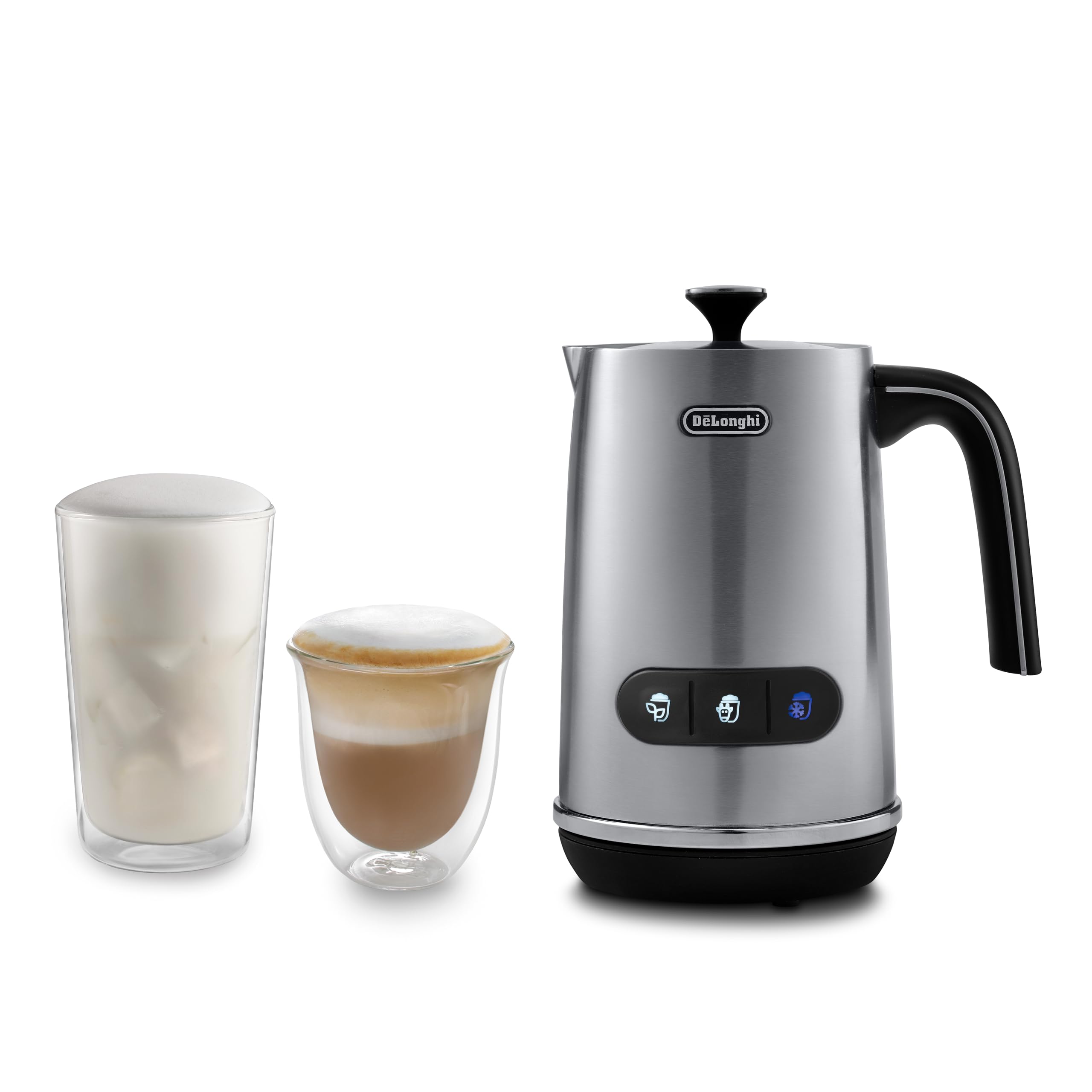 De'Longhi - LatteMix Countertop Cold & Hot Frother - Silver
