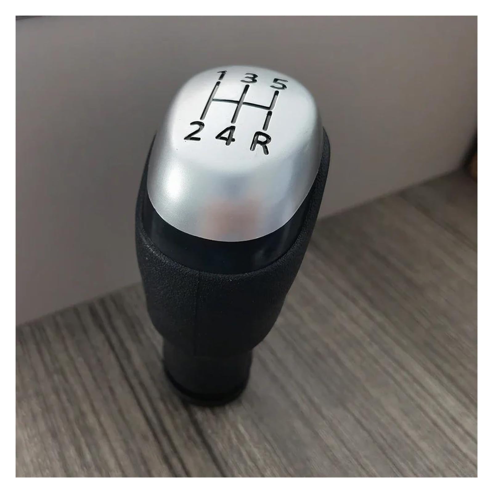 MEUMIR Car Gear Knob Stick Shifter for Clio Mk4 IV 2012-2019 5 6 Speed Gear Shift Knob Decoration Accessories(B,for 5 Speed)