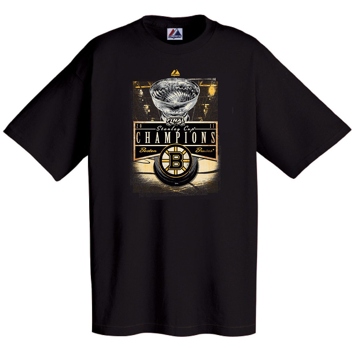 Nhl Mens Boston Bruins 2011 Stanley Cup Champions Screen Printed