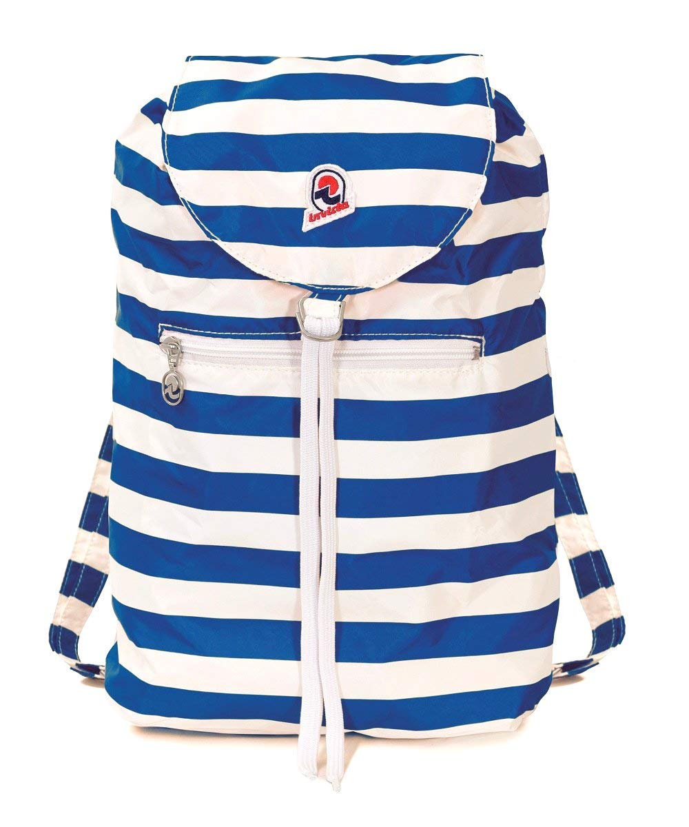 INVICTA Zaino - MINISAC NEXT - Richiudibile e Tascabile - Viaggio & Tempo Libero - Zainetto Uomo Donna a Righe - ICONA - PACKABLE