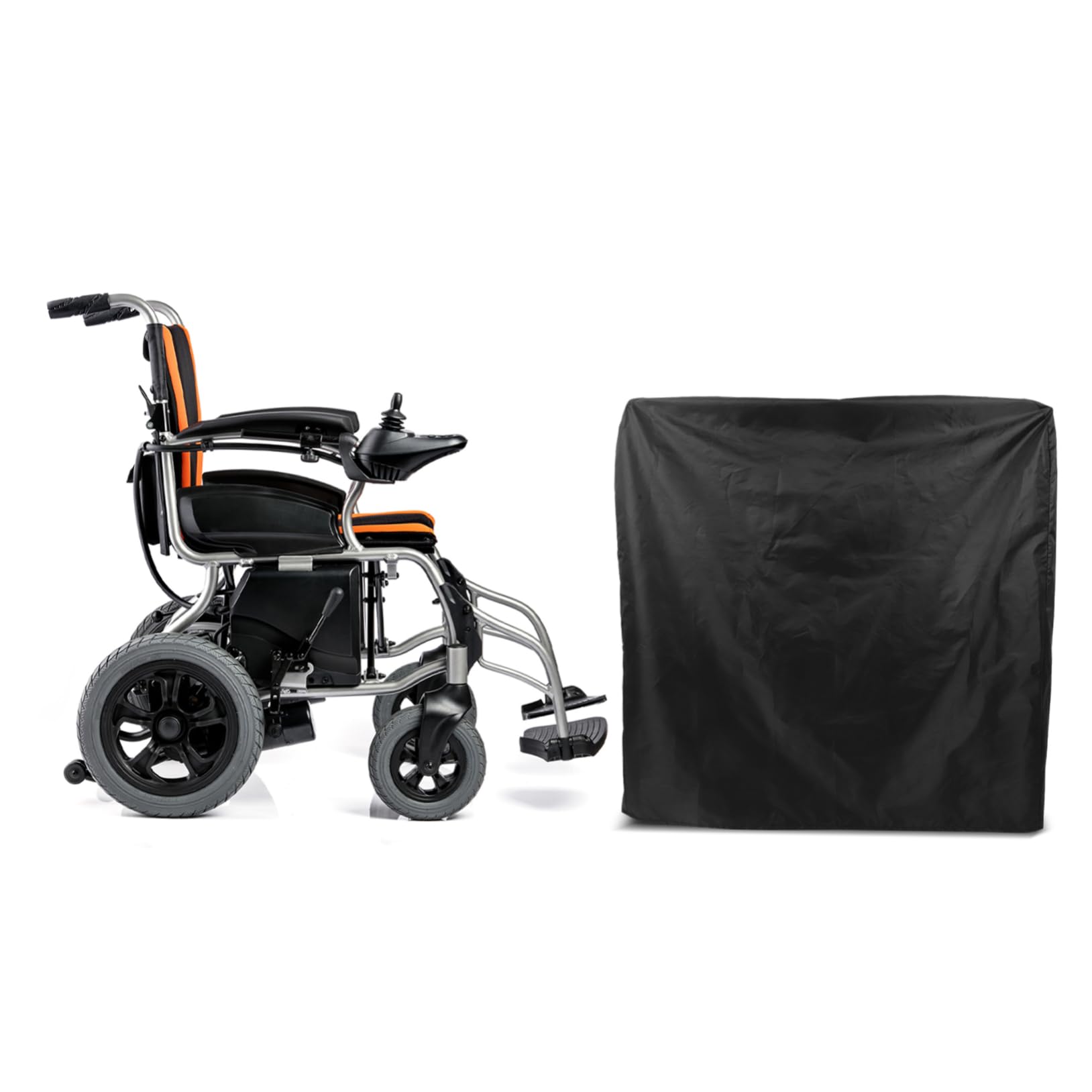 Funda Para Silla De Ruedas Eléctrica Xl Cubierta Exterior De Tela Oxford Resistente Para Scooter De Movilidad Protección Completa Contra Lluvia y Polvo Accesorios Para Adultos
