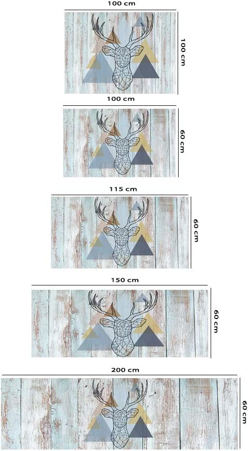 Testiera Letto PVC Stampa Digitale Antigua - 200x60 Cm, Effetto Legno Multicolore, Leggera E Isolante - Foto 5