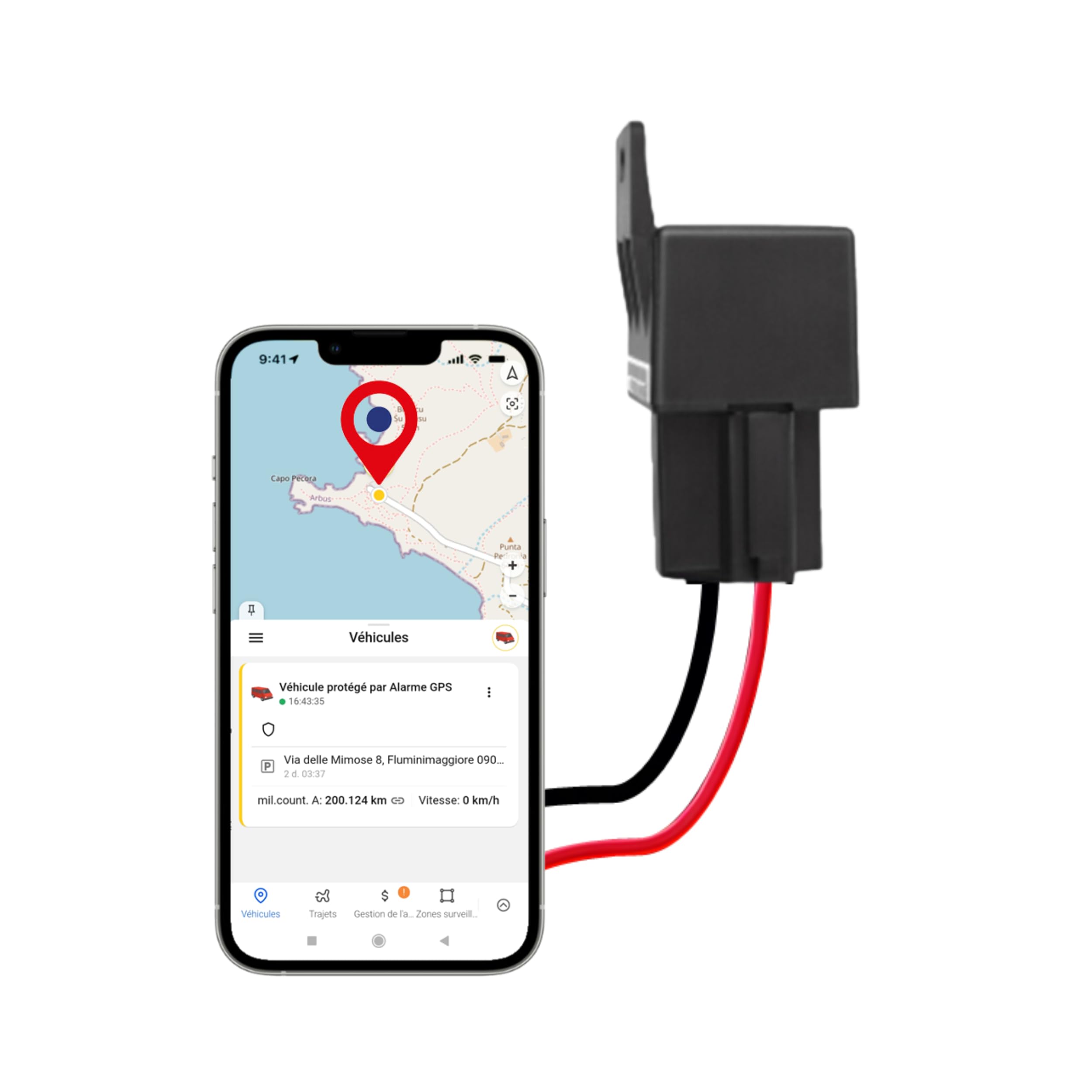 Rastreador GPS Camping Car sin Suscripción - 10 Años Incluidos, Seguimiento en Tiempo Real, Alerta Antirobo, Cobertura Mundial - Rastreador GPS para Van, Coche, Motocicletas