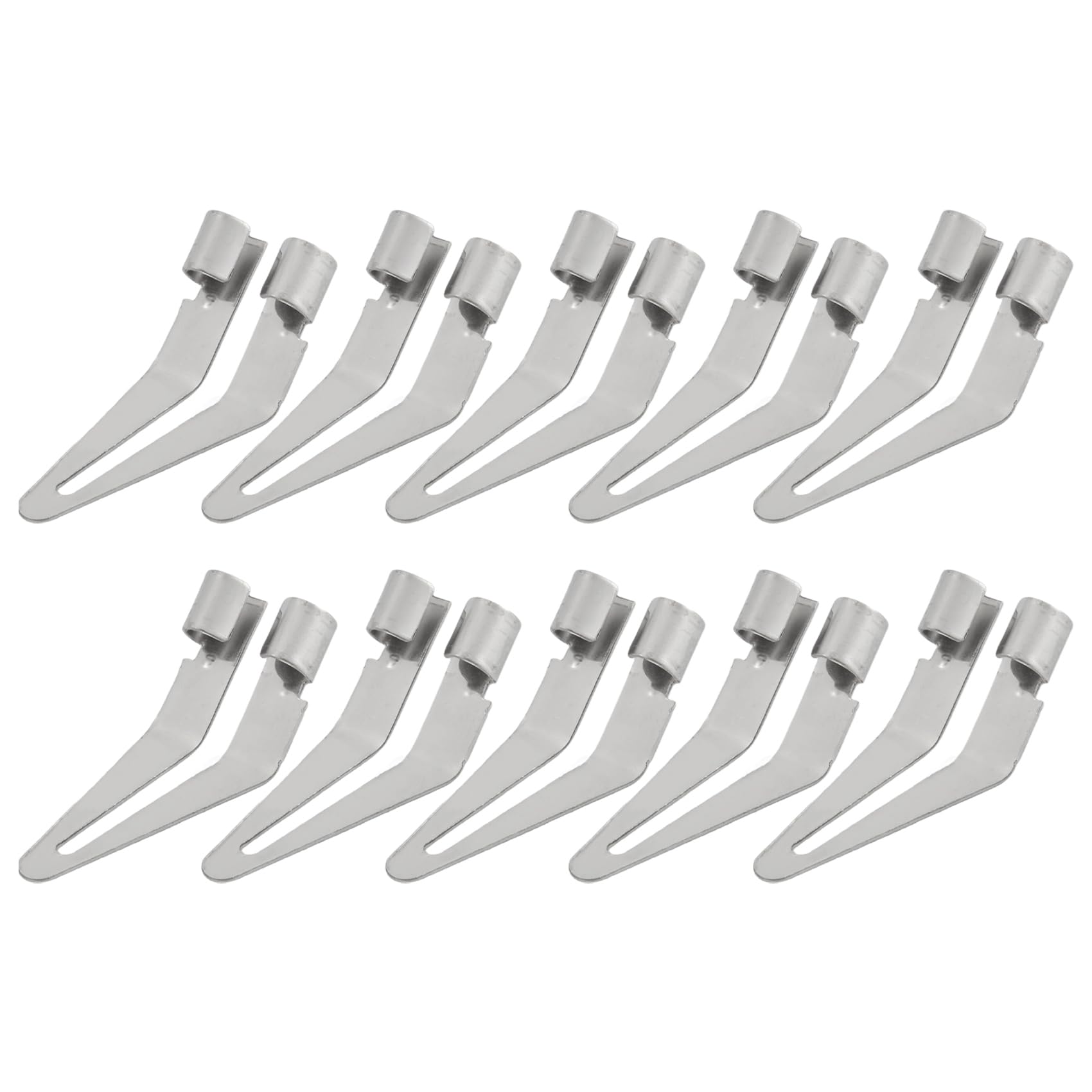 muqeu 10pcs Smooth Heads for Plastic Welding Tool 45 Degree Elbow Smoothing Heads Welding Tips Soldering Repair Tool