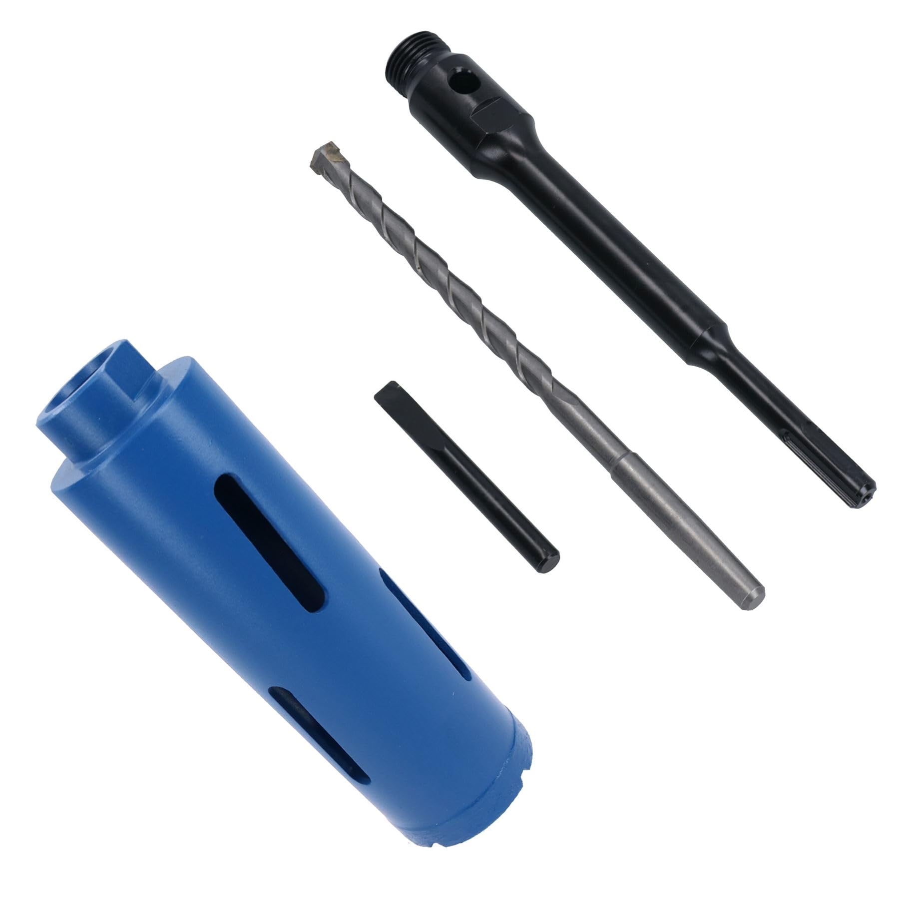 52mm x 150mm Dry Diamond Core Drill Cutter with 1/2in BSP SDS Arbor Guide