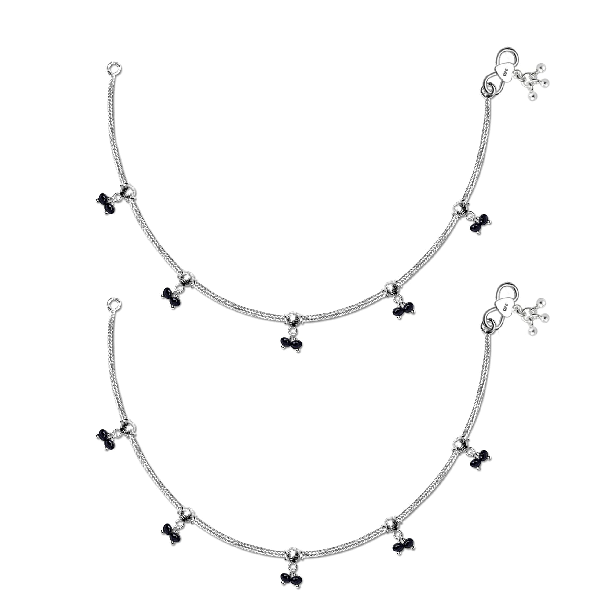 See full amazon price history chart for LeCalla 925 Sterling Silver BIS Hallmarked Cut Bead Designer Anklets for Women and Girls LeCalla 925 Sterling Silver BIS Hallmarked Cut Bead Designer Anklets for Women and Girls (B0CMTWYCHD) Amazon Price History, Amazon Price Tracker