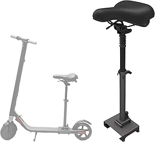 GLDYTIMES Scooter Saddle Compatible with Ninebot ES1 ES2 ES4 E22 Electric Scooter Foldable Shock Absorbing Seat Adjustable Height-Adjustable Ergonomic Seat