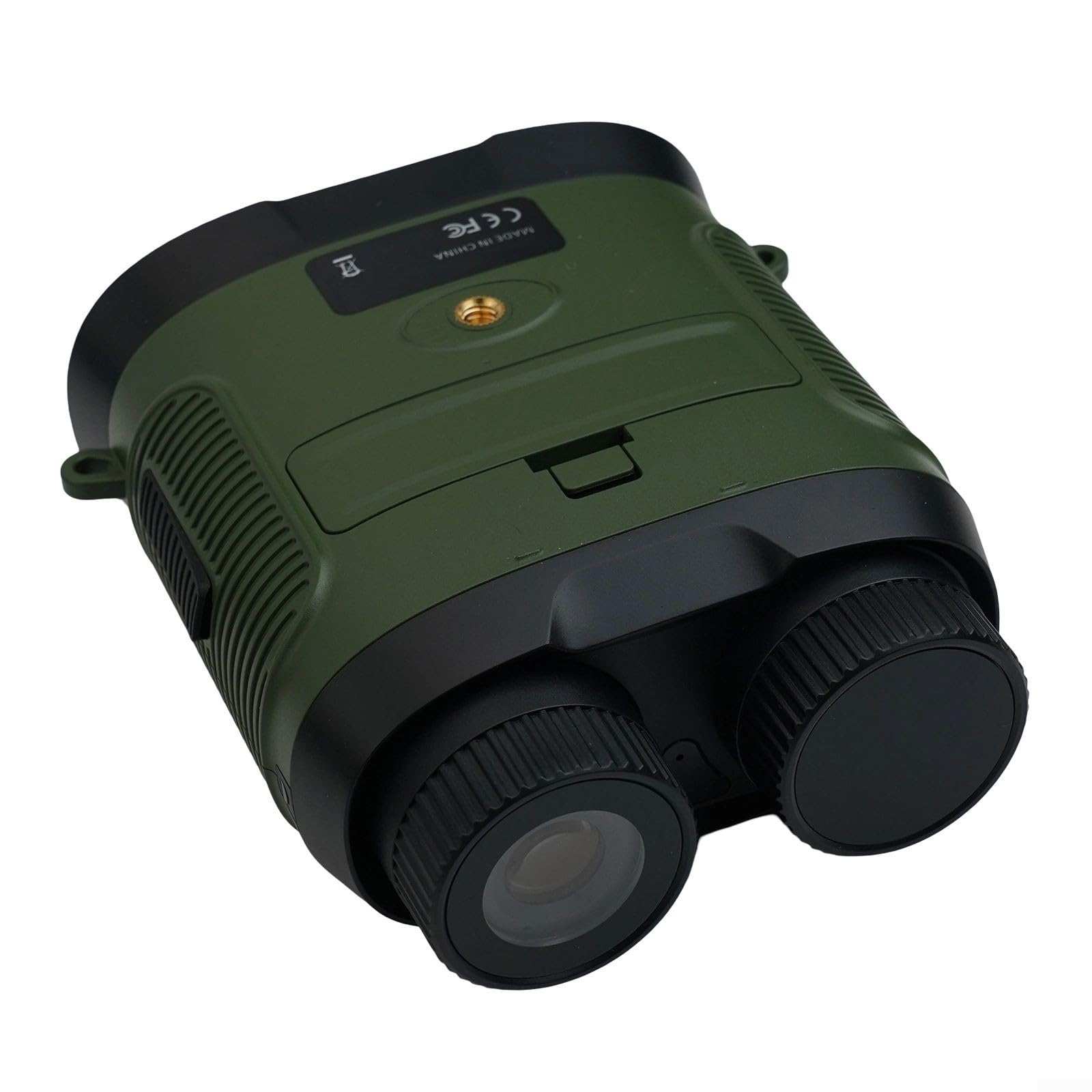 Jumelles de vision nocturne avec infrarouge puissant pour la randonnée, l'observation des oiseaux et la pêche de nuit, avec zoom 8x et écran de 7,6 cm (vert)