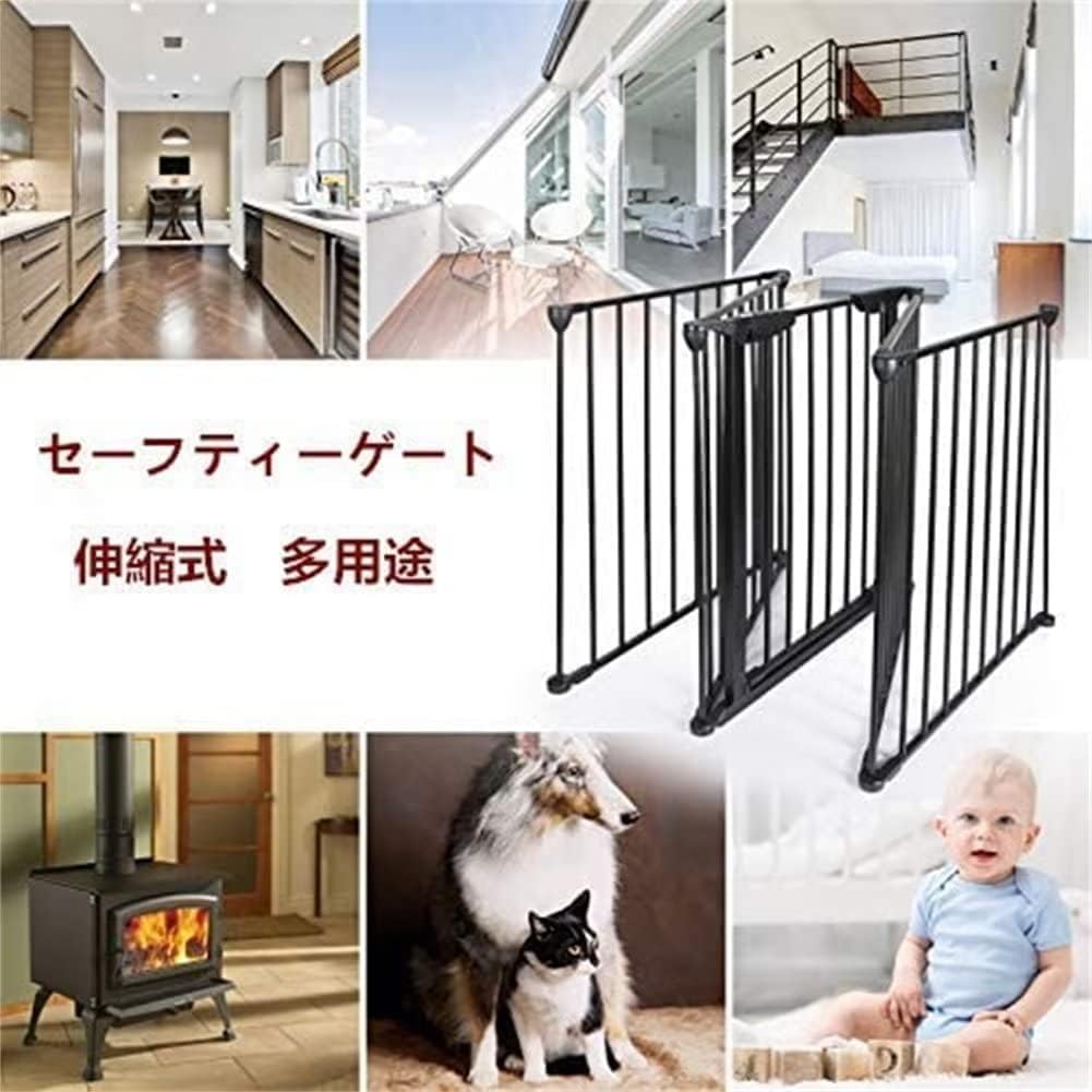 Amazon | ハースゲート 5面セット ドア付 おくだけ セーフティーゲート