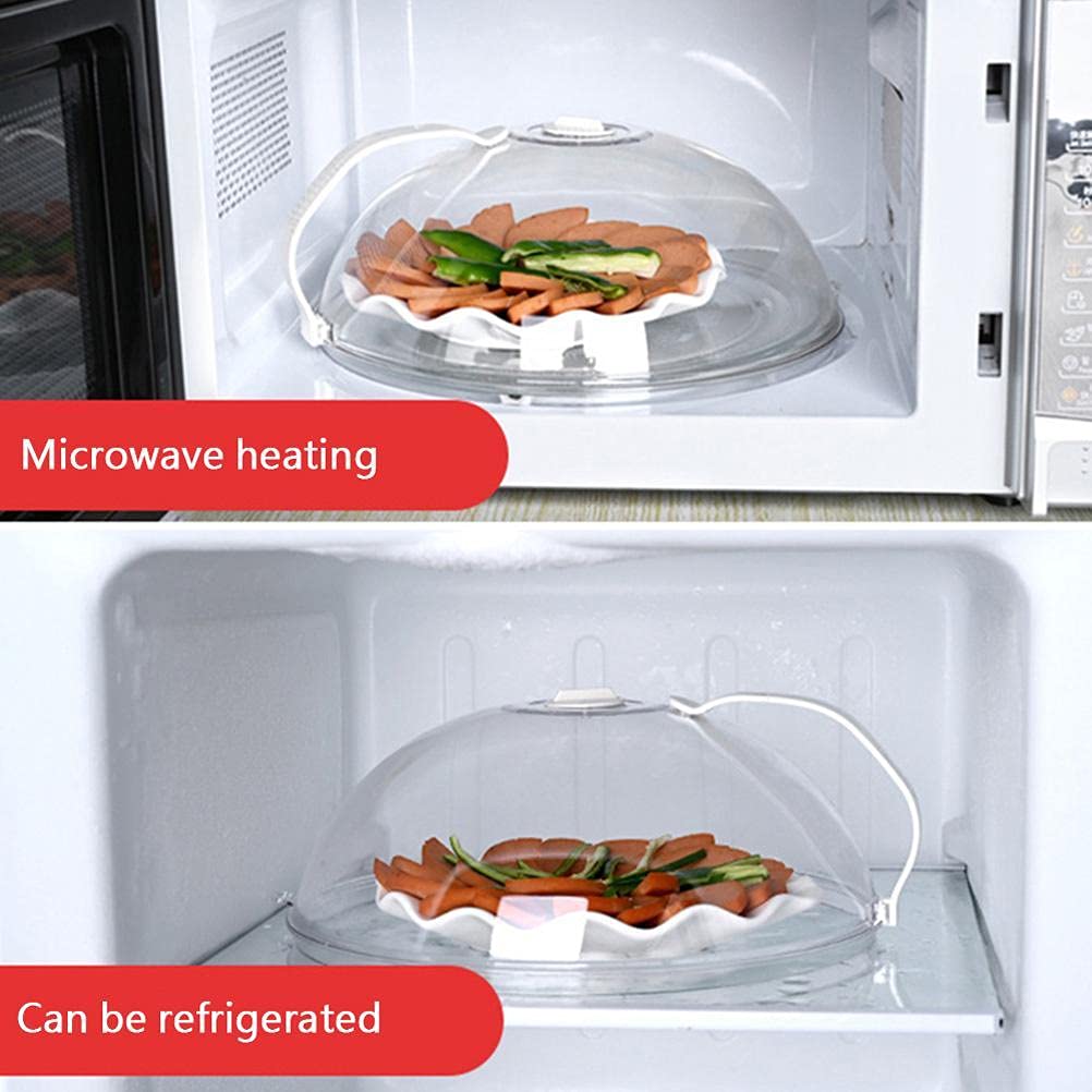 2x Couvercle De Micro-ondes Avec Ventilation Réglable Dans Le Couvercle, Couvercle De Micro