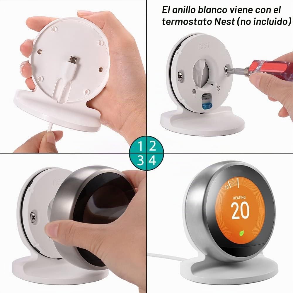 Soporte de Mesa Holaca para termostato Nest de Tercera generación