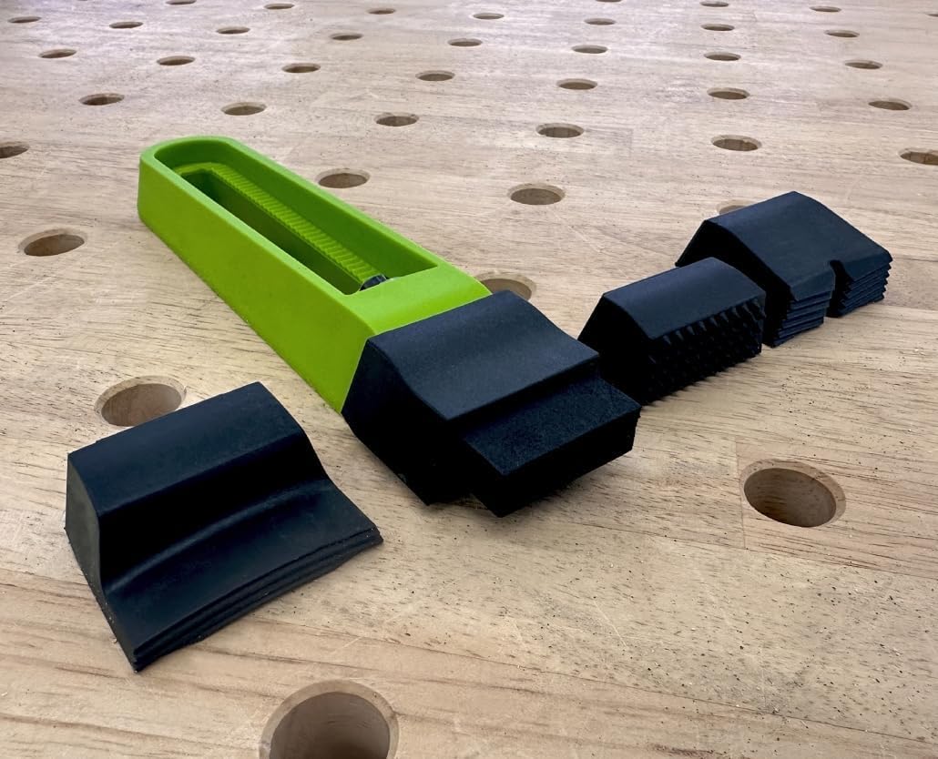 BOW Products Low Profile Clamping Kit - Spannsystem für CNC Maschinen, MFT-Tische, Lochplattentische, T-Track-Tische und Werkbänke - Mit Niederzugspannern, Anschlägen, Wechselspitzen & Zubehör