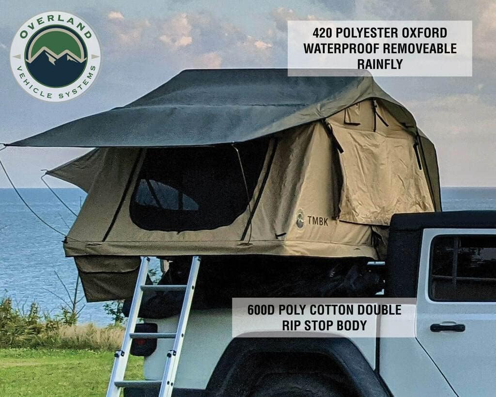 Overland Vehicle Systems 18119933 Tmbk 3 Roof Top Tent - Tan Base Wit