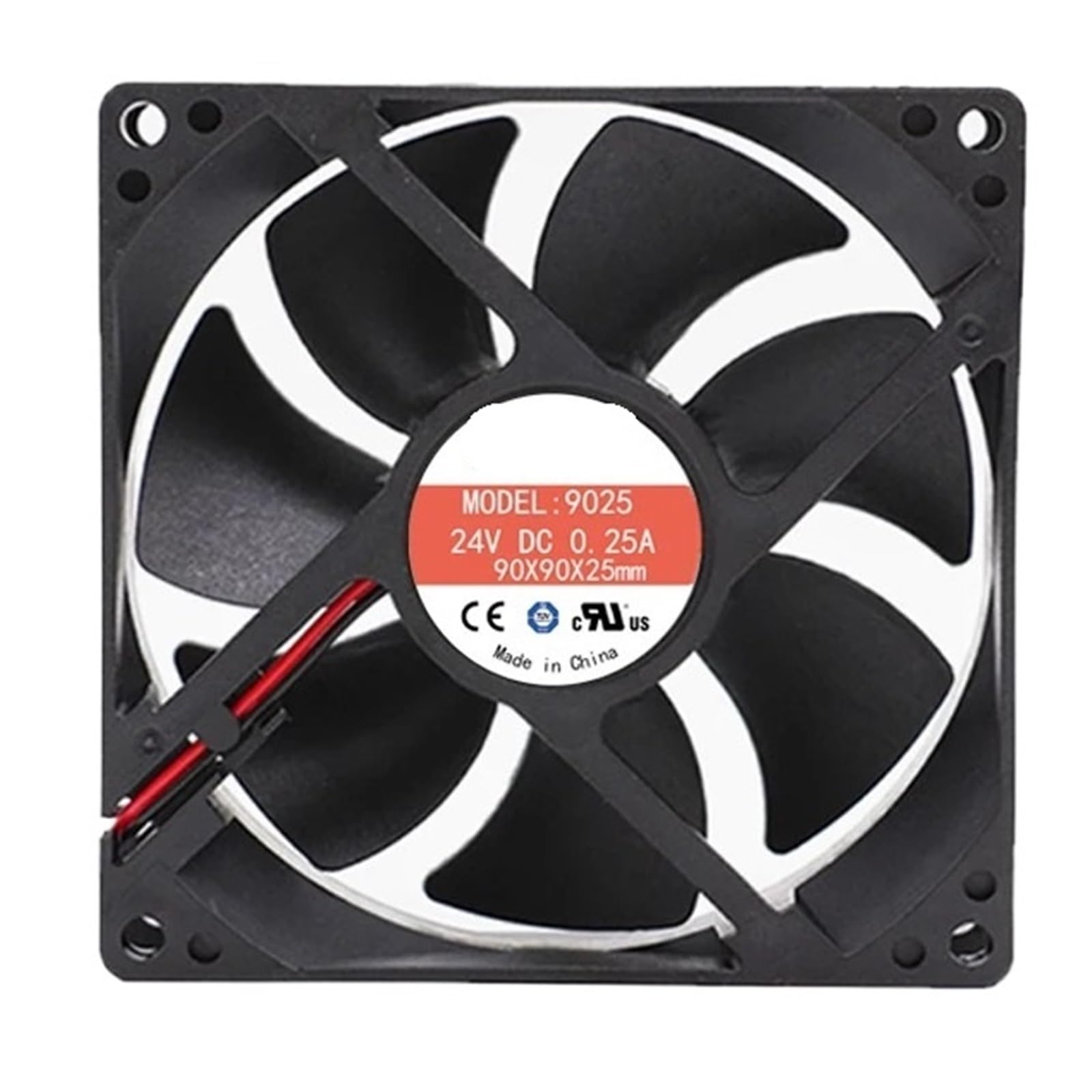 YMUGUEGH 9225 9CM 9025 5V 12V 24V 90 * 90 * 25MM cooling fan(24V 0.25A 2line)