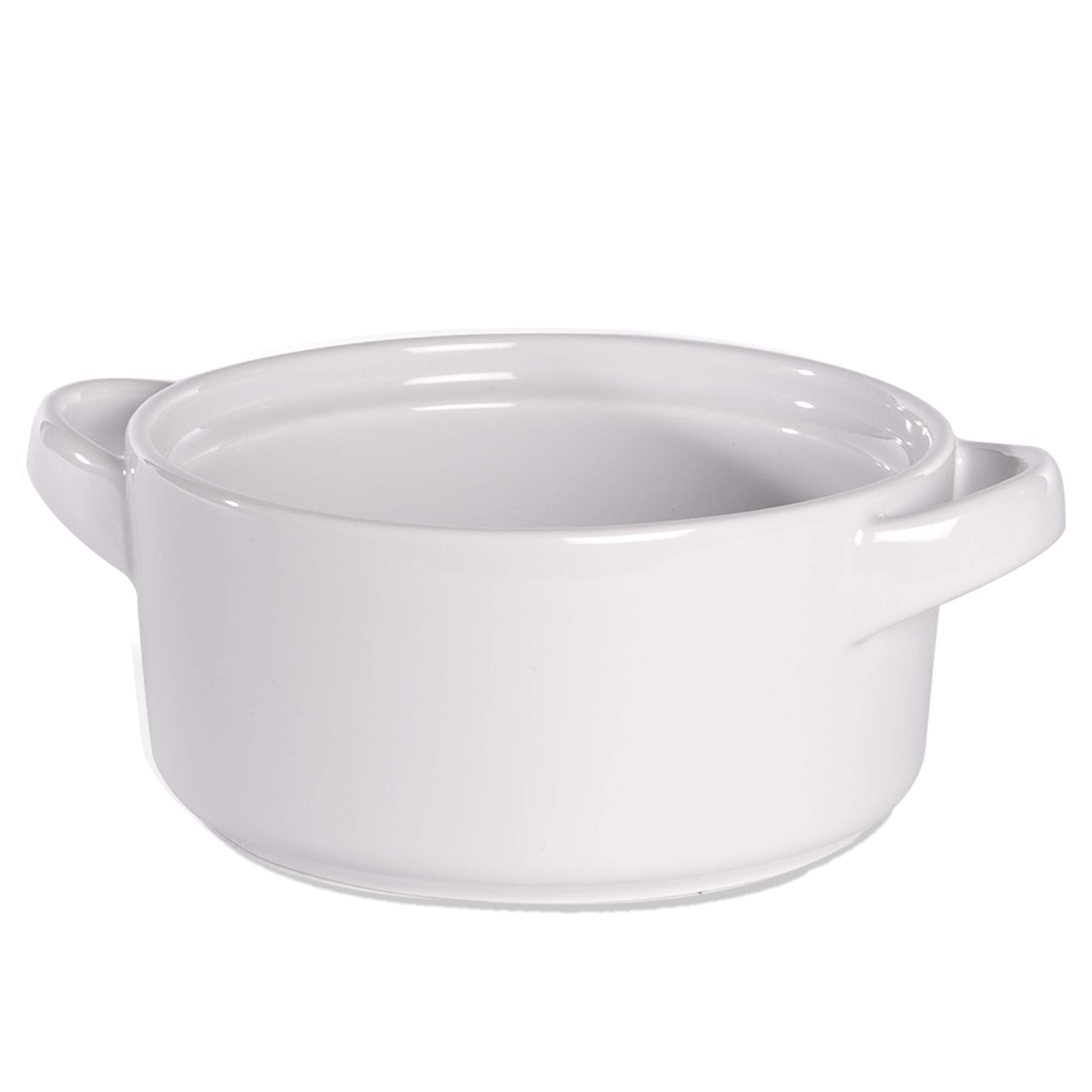 Tazones para sopa con asas - Juego de 4 | Tazones de sopa de cebolla francesa | Tazón de cereales, pasta y estofado Tazones grandes para servir | M&W