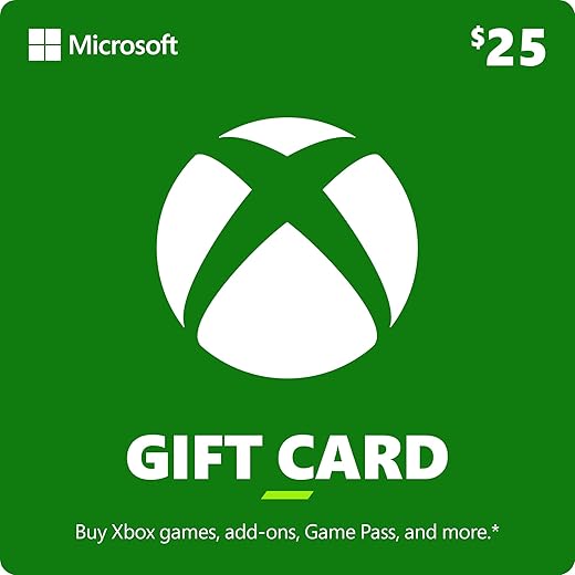 $25 Xbox Gift Card [Digital Code]